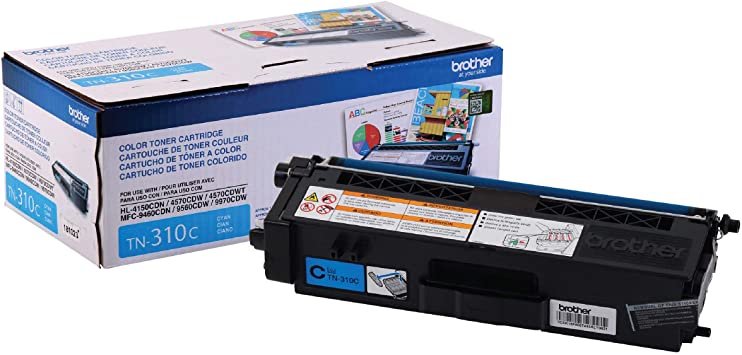 TONER BROTHER TN310C CYAN, 1,500 PAGINAS, PARA EQUIPOS DE LA SERIE 9000 TONER BROTHER TN310C CYAN, 1,500 PAGINAS, PARA EQUIPOS DE LA SERIE 9000